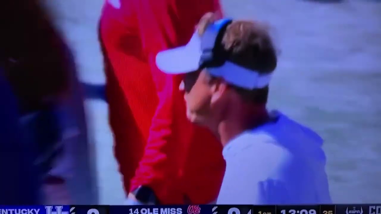 Lane Kiffin Shoves Player After False Start