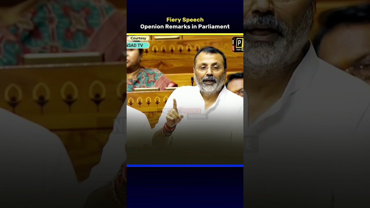 Nishikant Dubey opening remarks in Parliament | Fiery Speech | Direct News