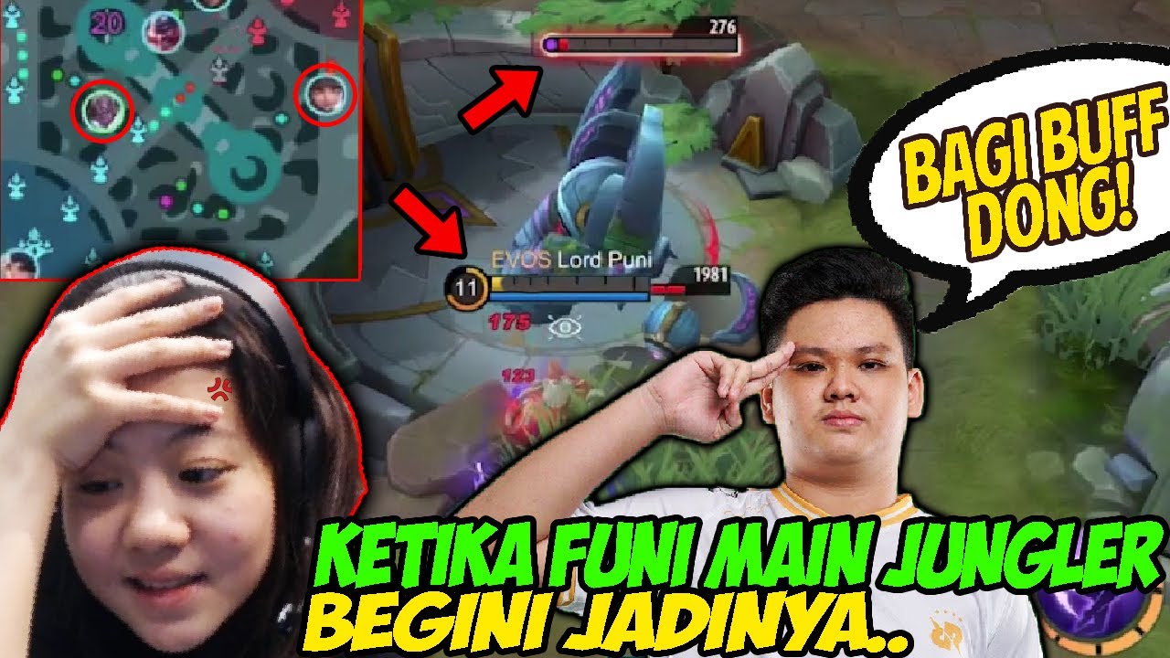 KETIKA FUNI BERMAIN JUNGLER KARRIE.. | Fanny Cynthia
