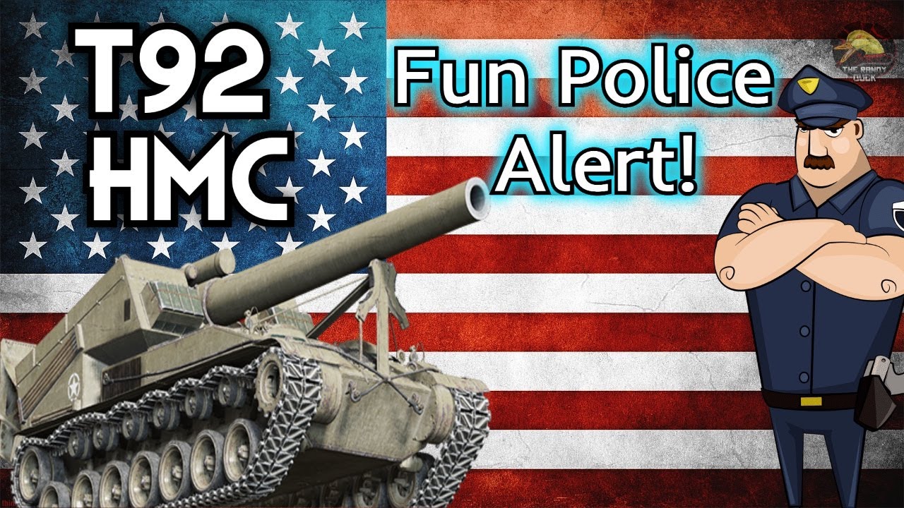 T92 HMC: FUN POLICE ALERT 🚨 Wot Console - World of Tanks Console Modern Armour