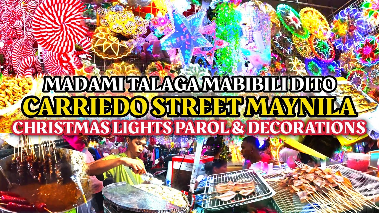 Mga Mabibili at Makikita sa Carriedo Manila November 2025