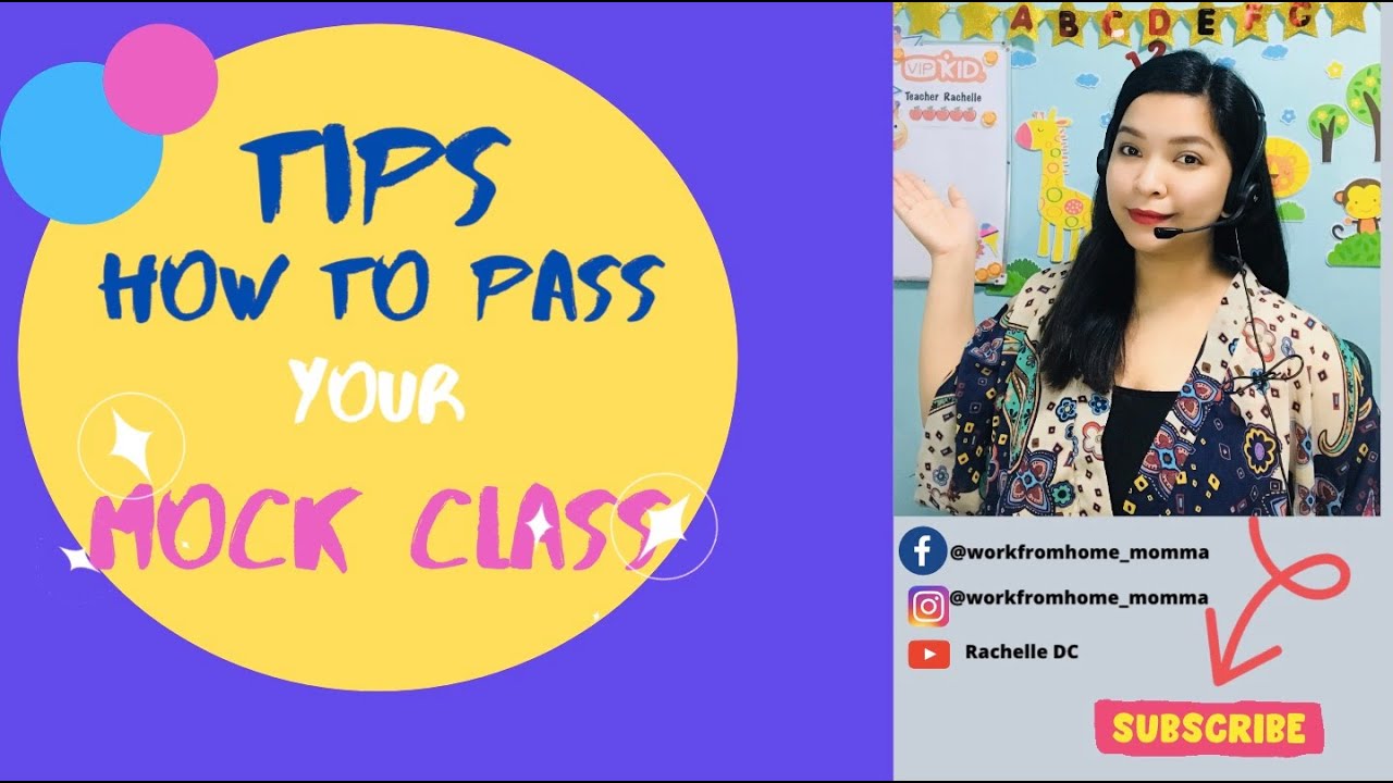 How to pass your Mock Class(DEMO CLASS)/Online ESL Helpful tips