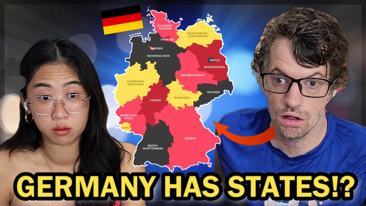 Our Reaction to Every GERMAN State Explained! (Pronunciation & Bundesländer)