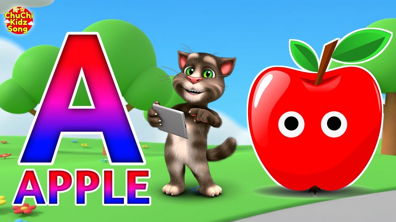 Песенка про алфавит - Алфавит - ABC и 123 - A для яблока 🍎 - Фонетика - Детские песни и стишки дл...