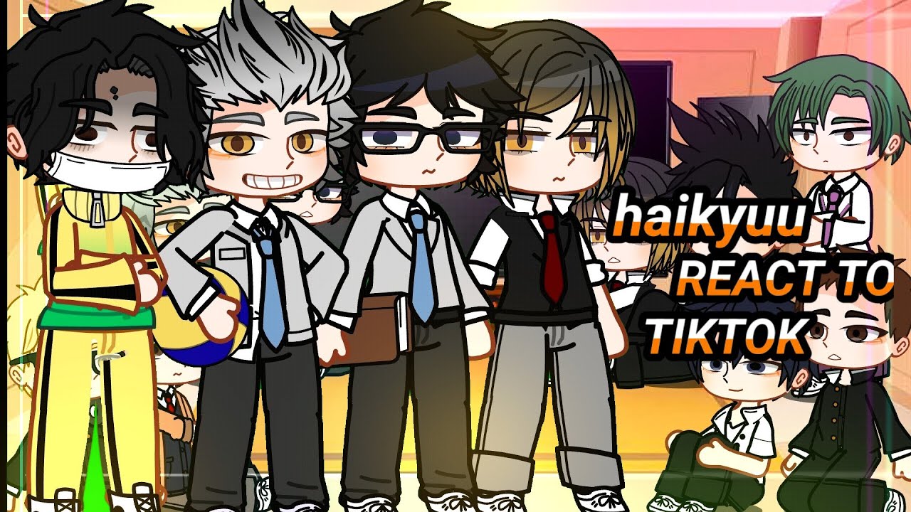 haikyuu react to TikTok