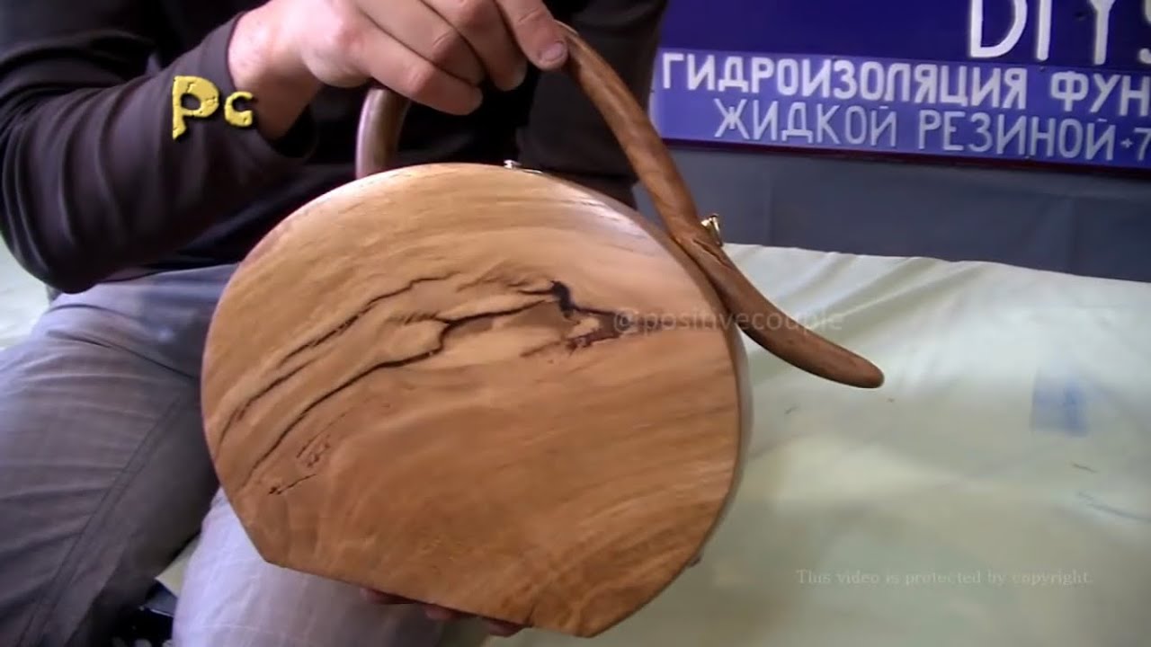 What can be made of Wood. Wooden Bag!