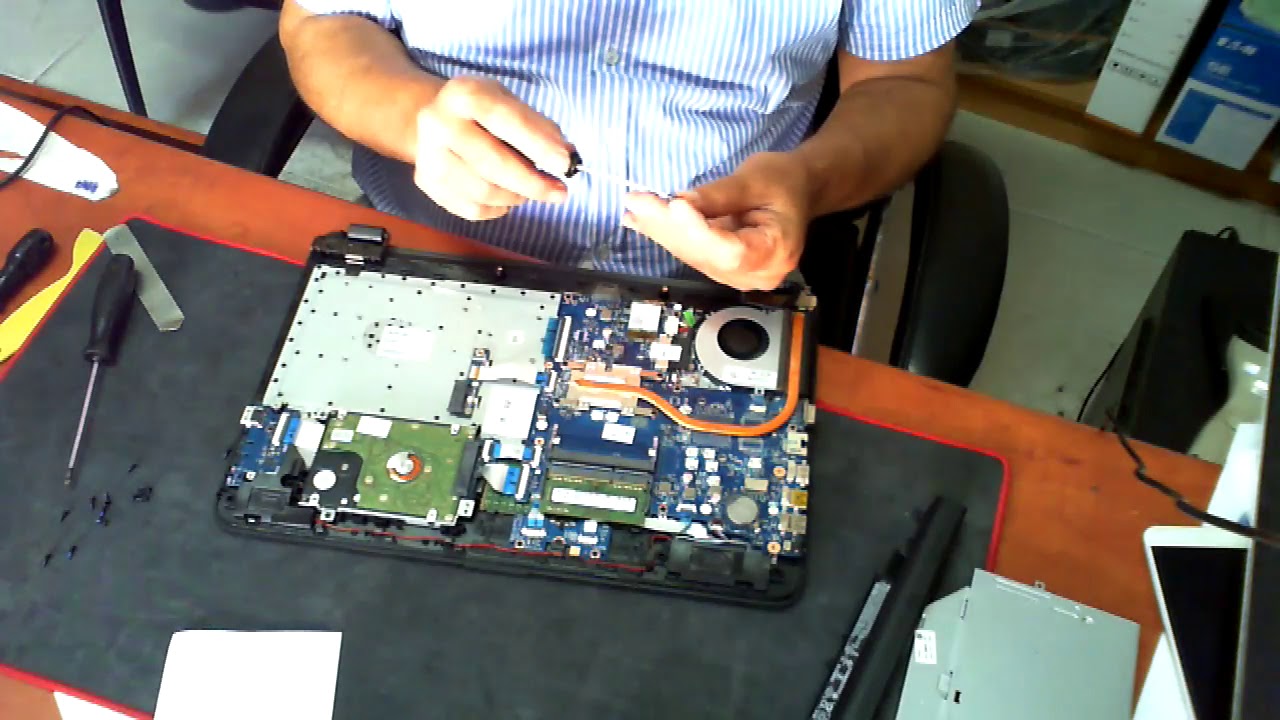 HP 255 G5 disassemble replace RAM replace Harddrive Replace WIFI