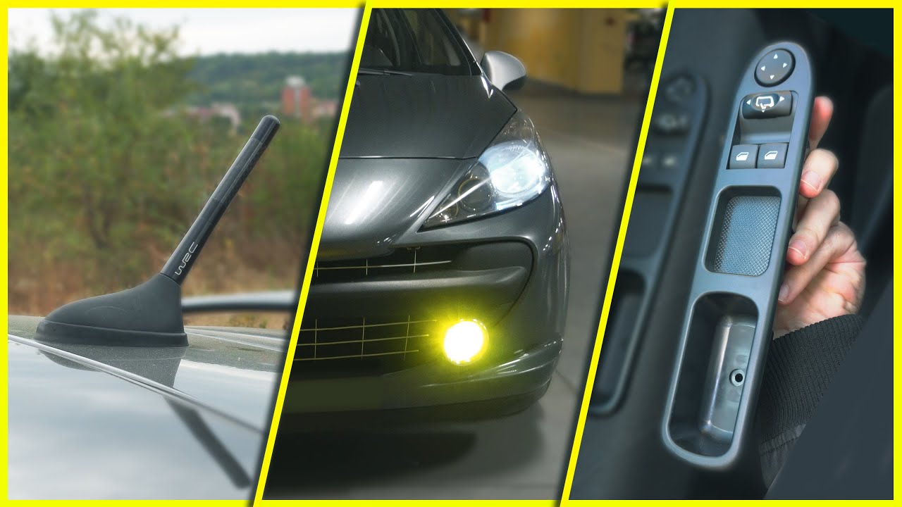 Peugeot 207 - LED Fog lights & Shorter antenna