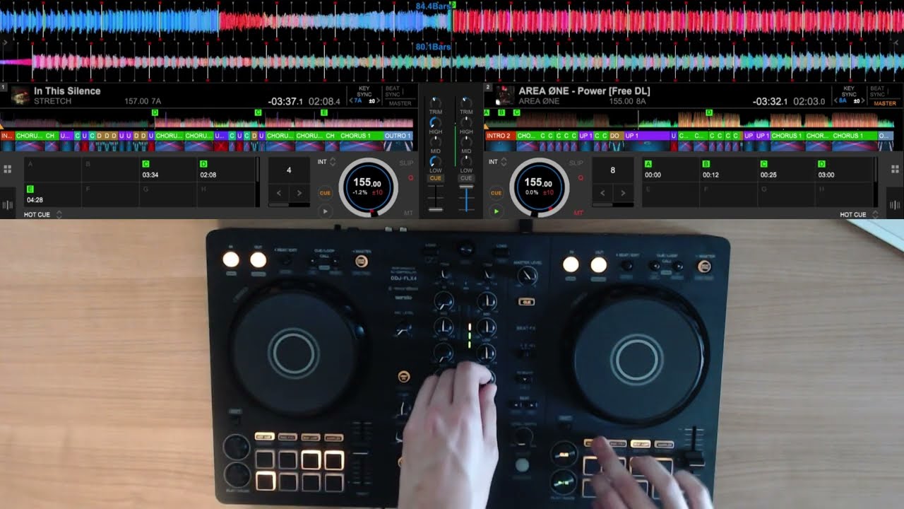 Techno Mix #1 on a DDJ-FLX4 | DJRobrr