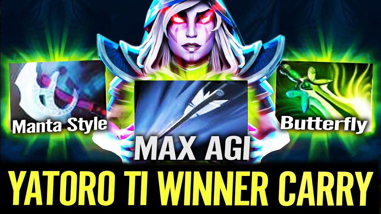 YATORO Drow Ranger Brutal Multishot Damage with Full Agility Build Dota 2