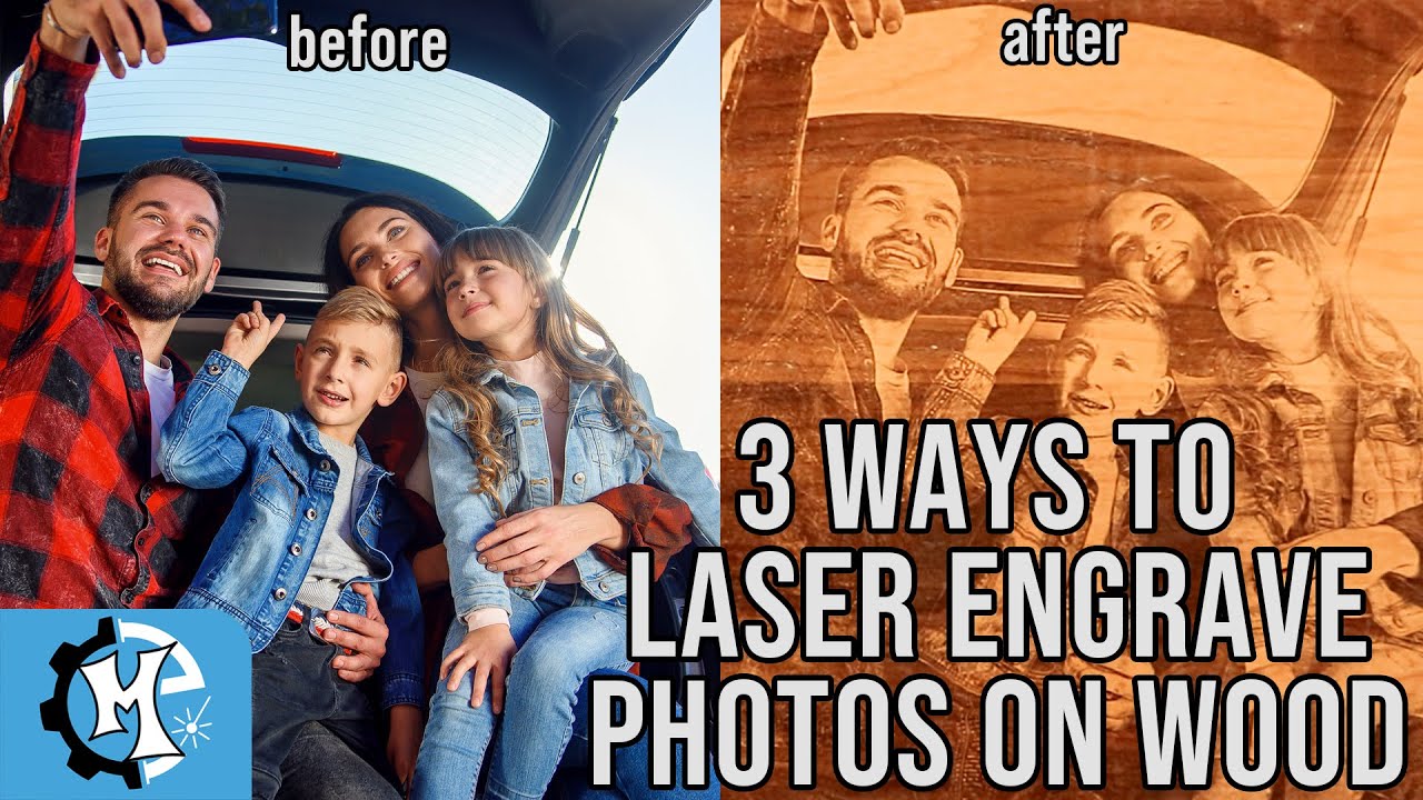 Experimenting With 3 Ways to Laser Engrave Photos on Wood