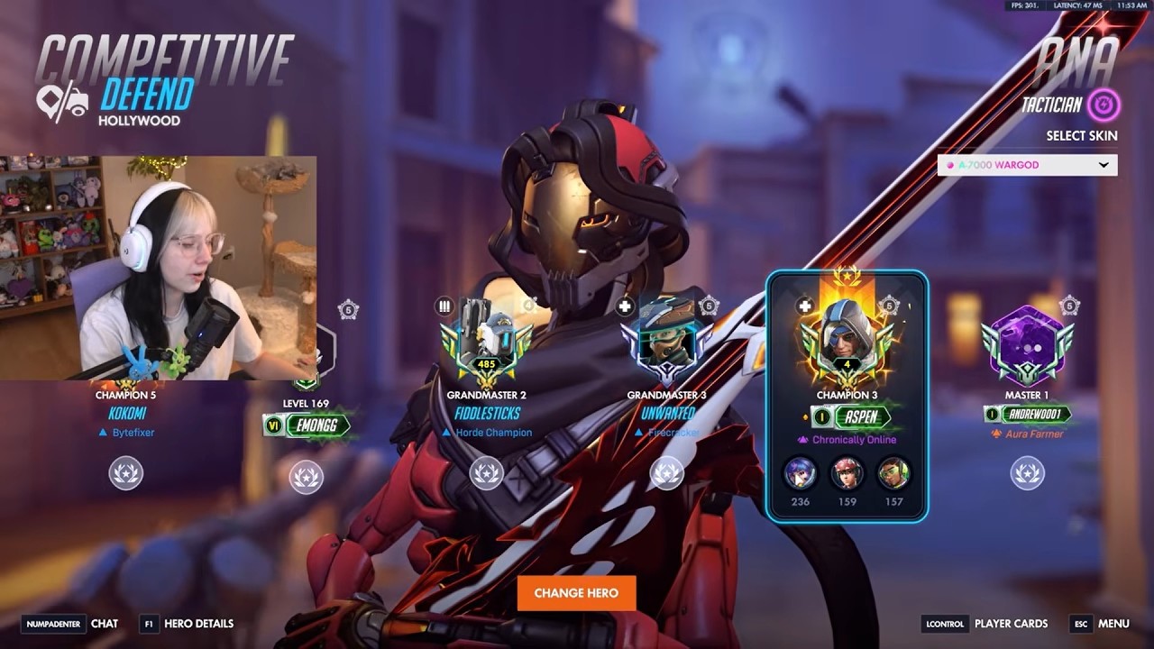 Аспен Джуно + Ана Overwatch Голливуд Геймплей 1 сезона Топ-500