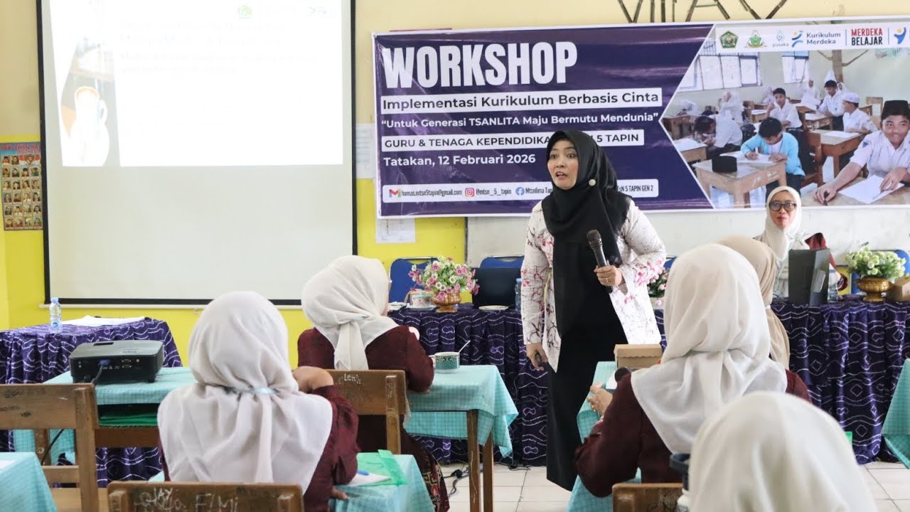 MTsN 5 Tapin Bahas Kebijakan Kokurikuler melalui Workshop