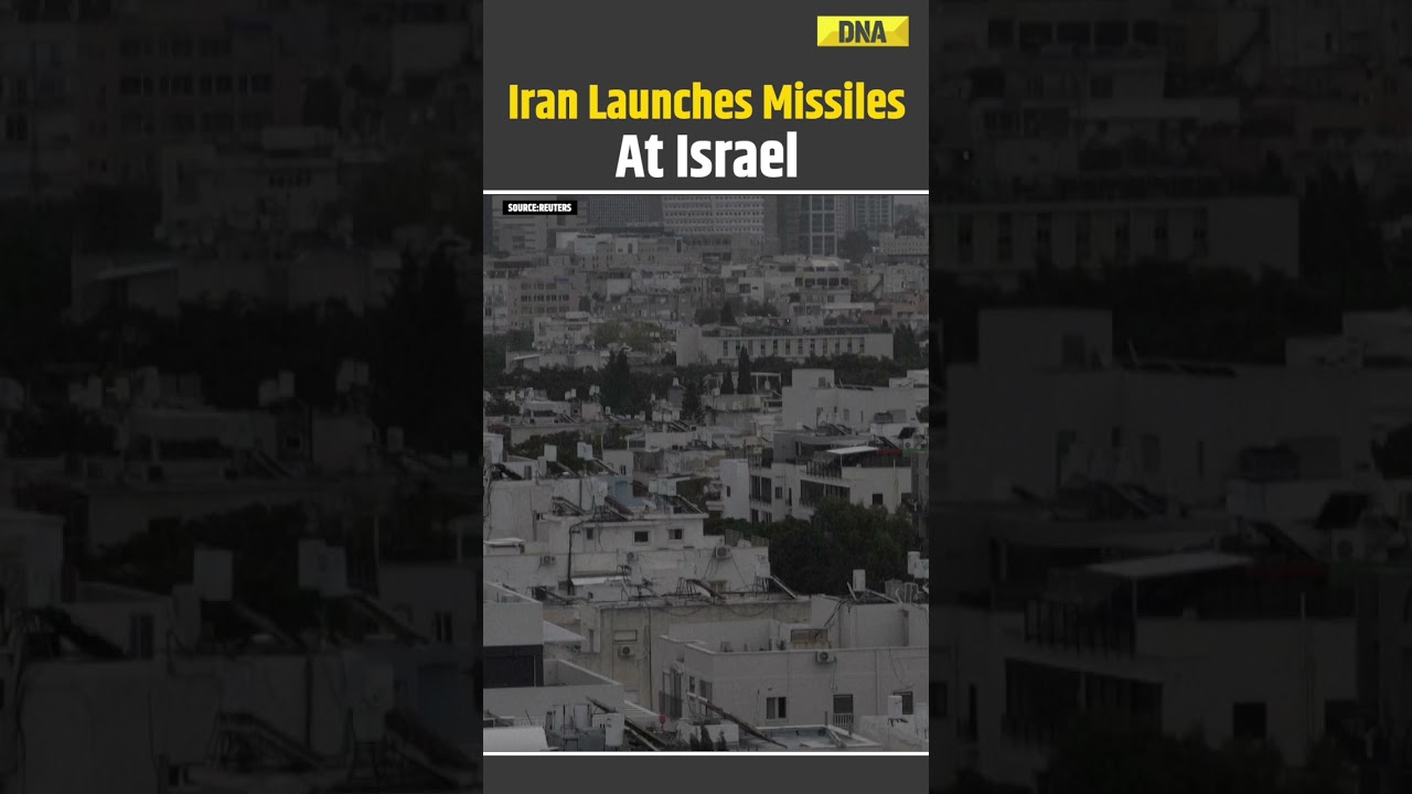 Iran Israel War: Iran Missile Attack On Israel | Iron Dome Shoots Them Down In Mid-Air Clash #shorts