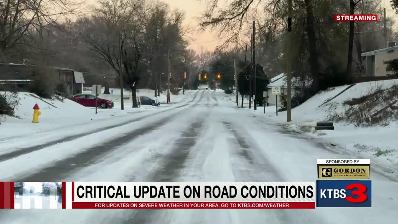Critical update on road conditions