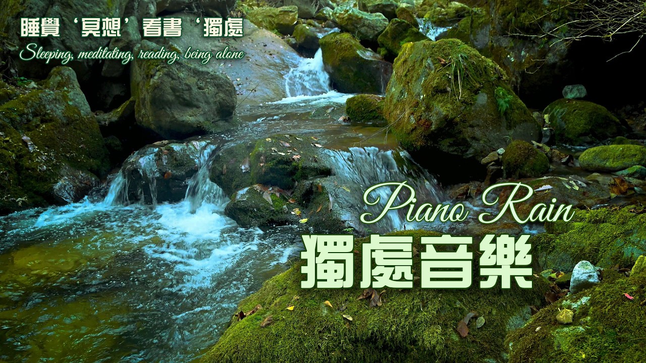 在溪邊靜靜待著 什麼都不想｜溪流聲+療癒鋼琴 1小時長夜版｜無廣告 給疲憊靈魂的溫柔擁抱 #music #relaxing #放松 #冥想 #睡眠 #轻音乐