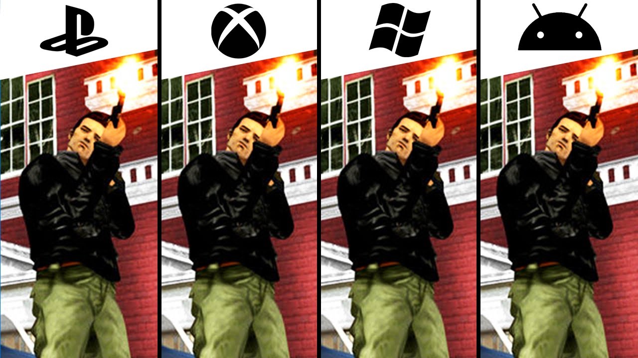 GTA 3 (2001) PS2 vs XBOX vs PC vs Android (Which One is Better!)