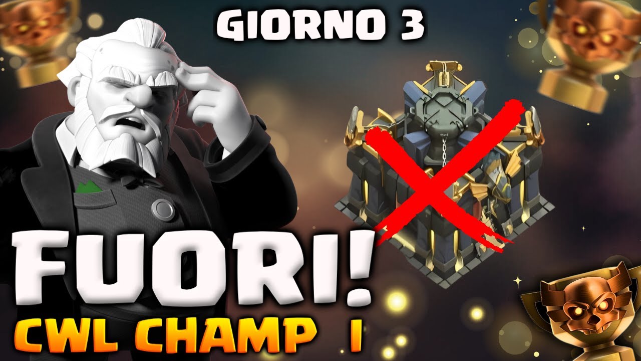 MI AUTOESCLUDO DALLA CWL!! Giorno 3 cwl giugno 2025 || Clash of Clans ITA