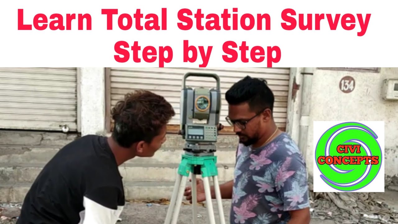 Total Station Survey Full Learning  | How To Use Total Station | Total Station Use
