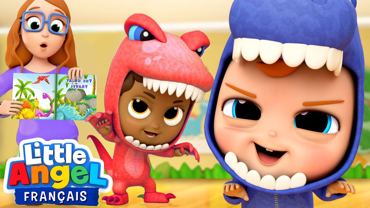 Apprendre sur les Dinosaures - Comptines pour Bébé - Little Angel