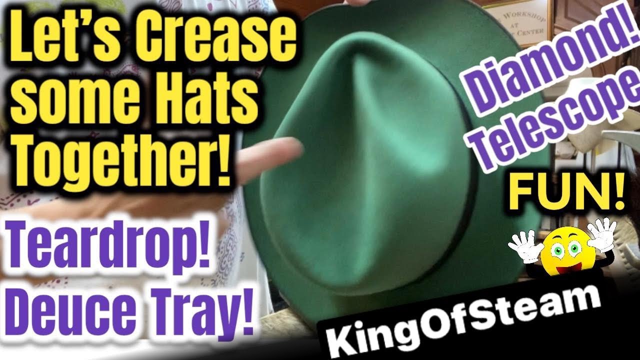 Let&rsquo;s Do Some Hat Creases Together! Shaping a Fedora is Easy If You Try!  🤠KEVIN&rsquo;s HATS & GUITARS