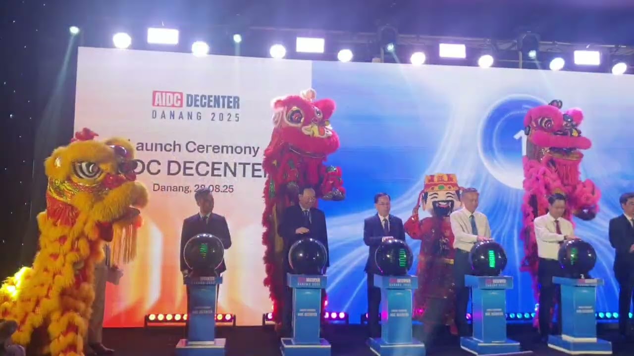 Lễ khởi động dự &aacute;n Trung t&acirc;m Dữ liệu (AIDC DeCenter) tại Khu C&ocirc;ng nghệ cao Đ&agrave; Nẵng.