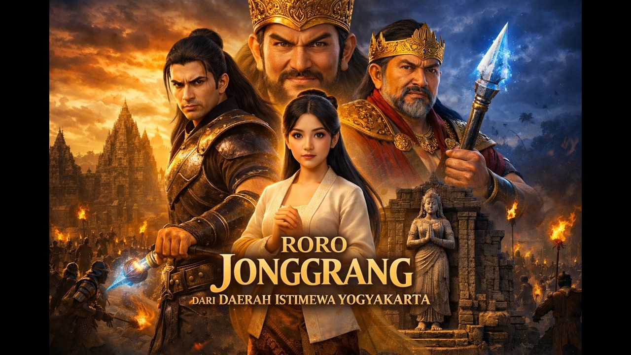 RORO JONGGRANG - D.I.Y | ANIMASI AI BAHASA INDONESIA #animasi #animasiai #ceritarakyat