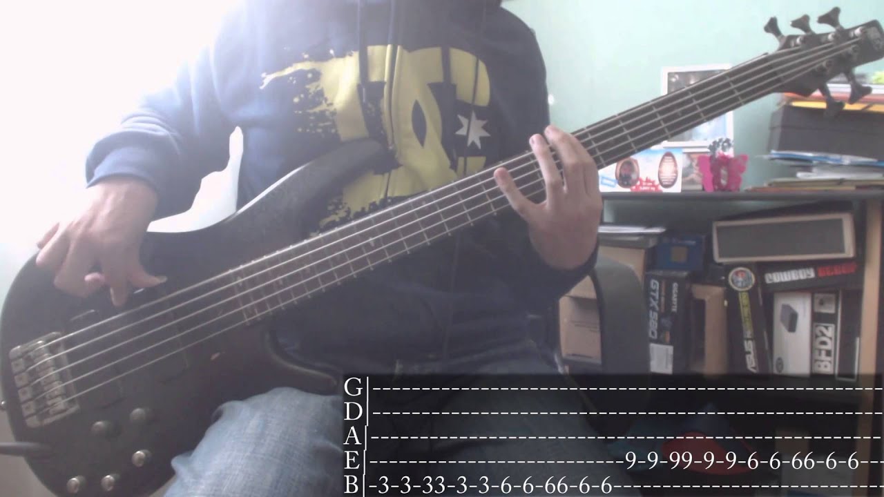 Nu Metal's week - 03 - P.O.D - Sleeping Awake [Bass Cover + Tab]