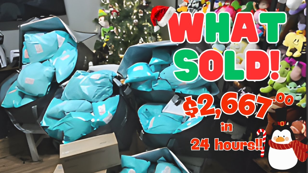 🧸 Thrifting for Profit! What Sold  — Turning $92 into $2,667.00💰🔥