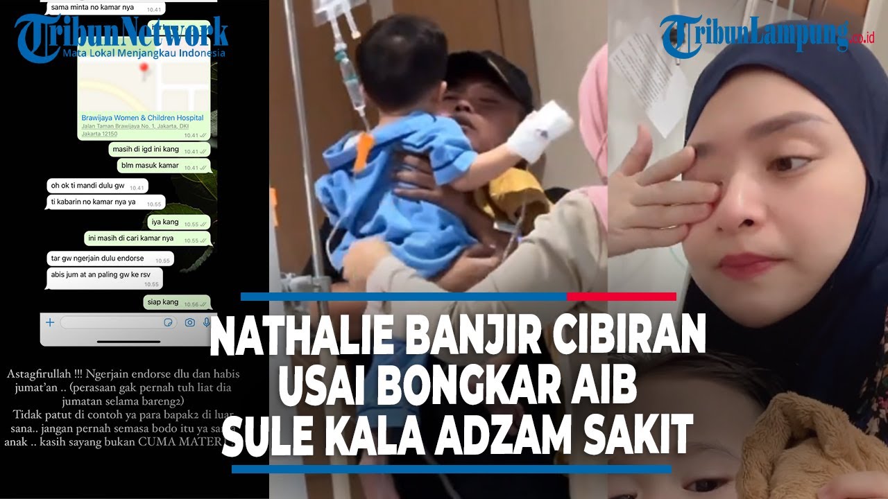 Nathalie Holscher Sentil Perilaku Sule Kala Adzam Sakit Banjir Cibiran #tribunlampung