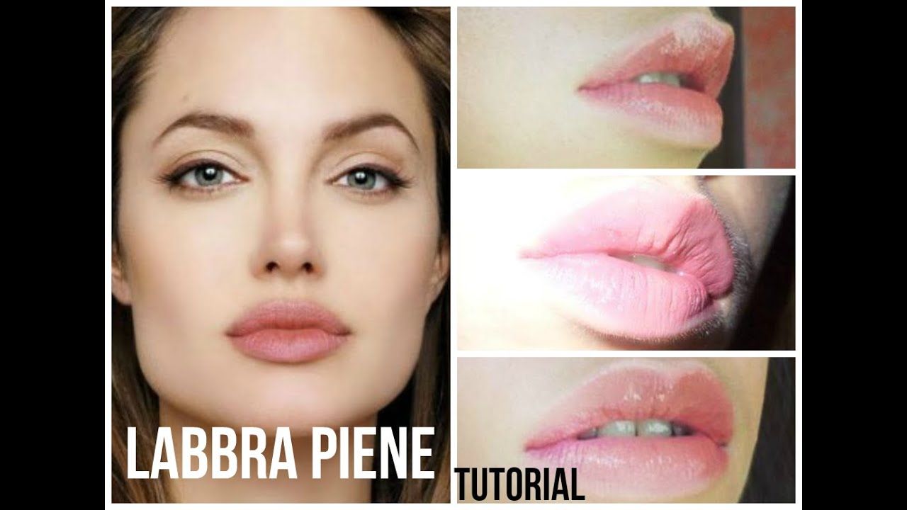 LABBRA più VOLUMINOSE, PIENE e CARNOSE come Angelina Jolie in pochi minuti!