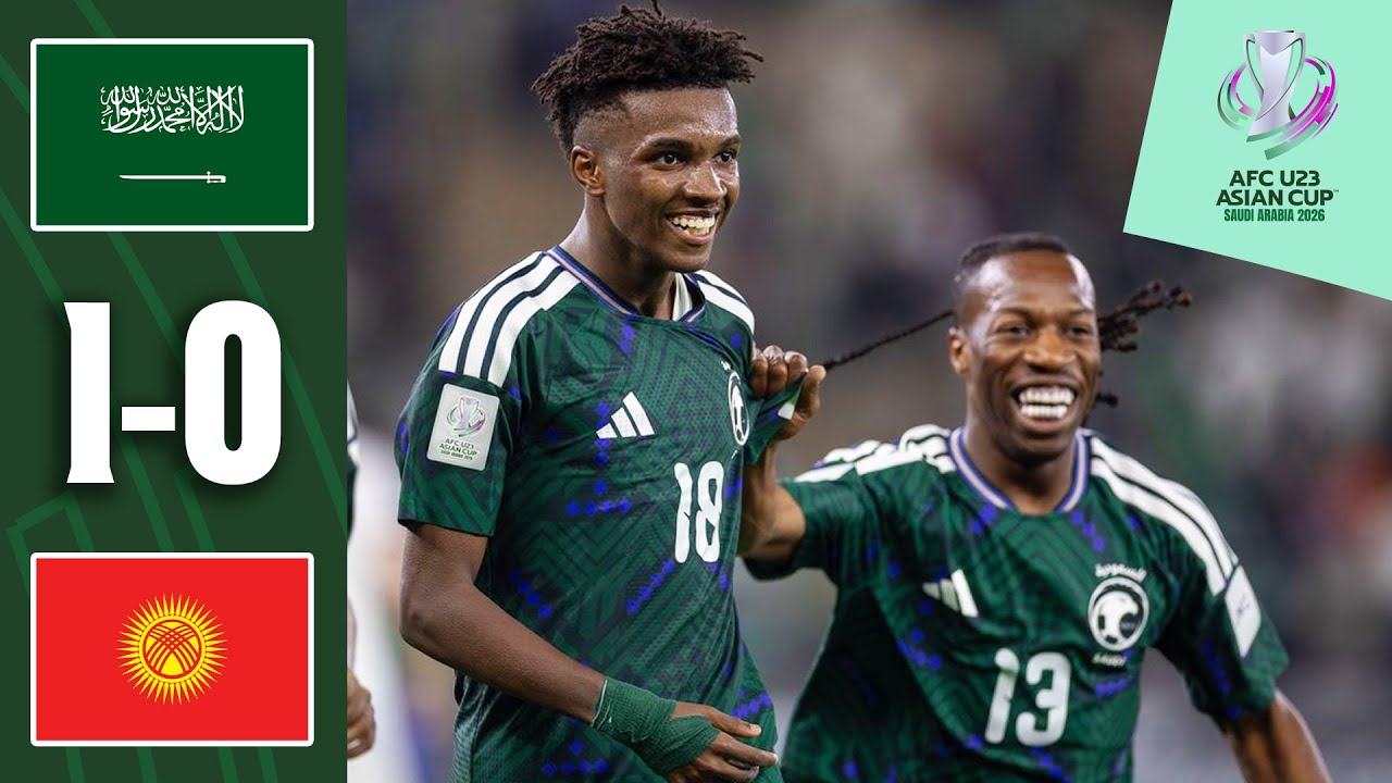 Red card, missed pen, LATE WINNER! | Saudi Arabia - Kyrgyz Republic | Highlights AFC U23 Asian Cup&trade;