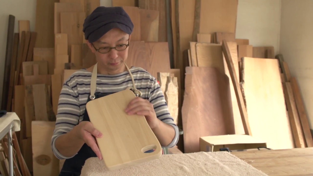 「いちょうの木のまな板」の削り直し