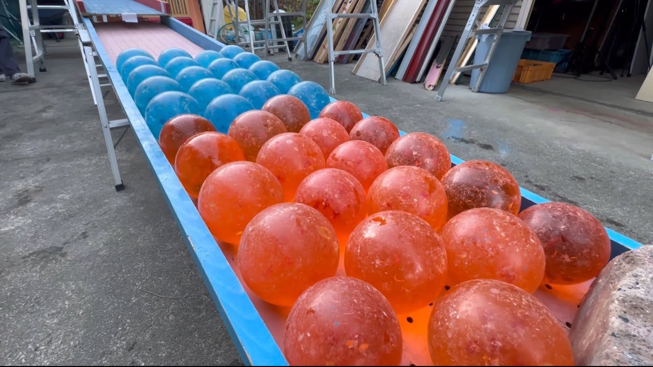500 balls ☆ Collect and roll the dam to release the healing ASMR