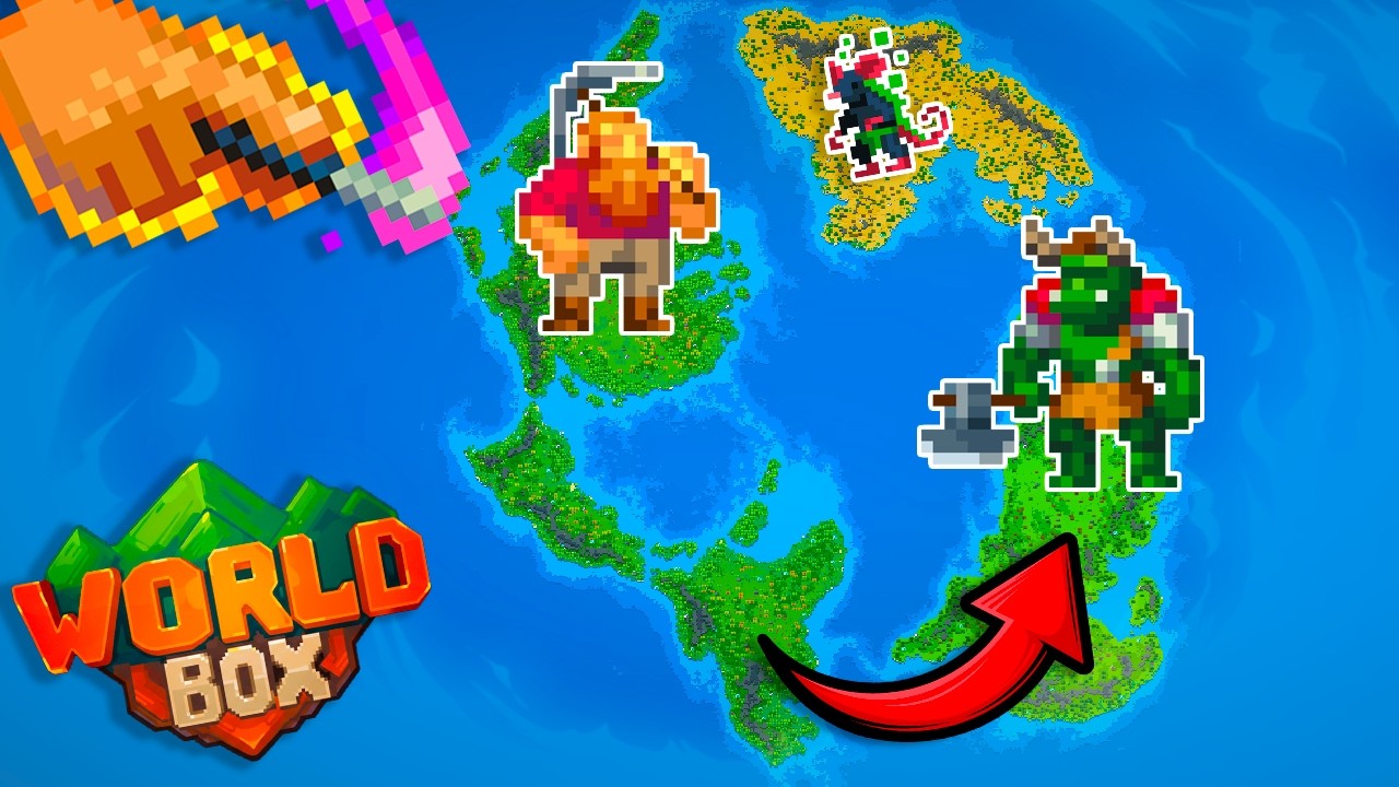 Criei uma NOVA ILHA a cada 25 ANOS no WORLDBOX e deu errado!