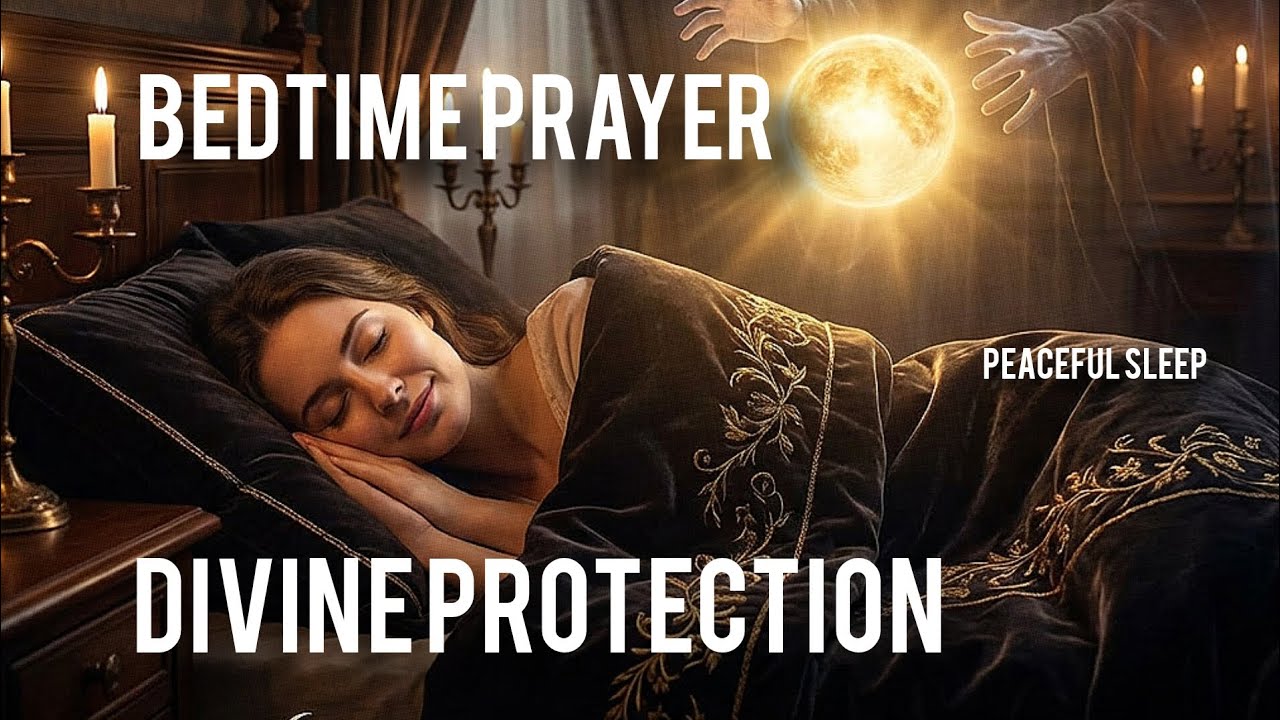 Bedtime Prayer for Divine protection 🌙 l Fall asleep in Gods peace tonight.