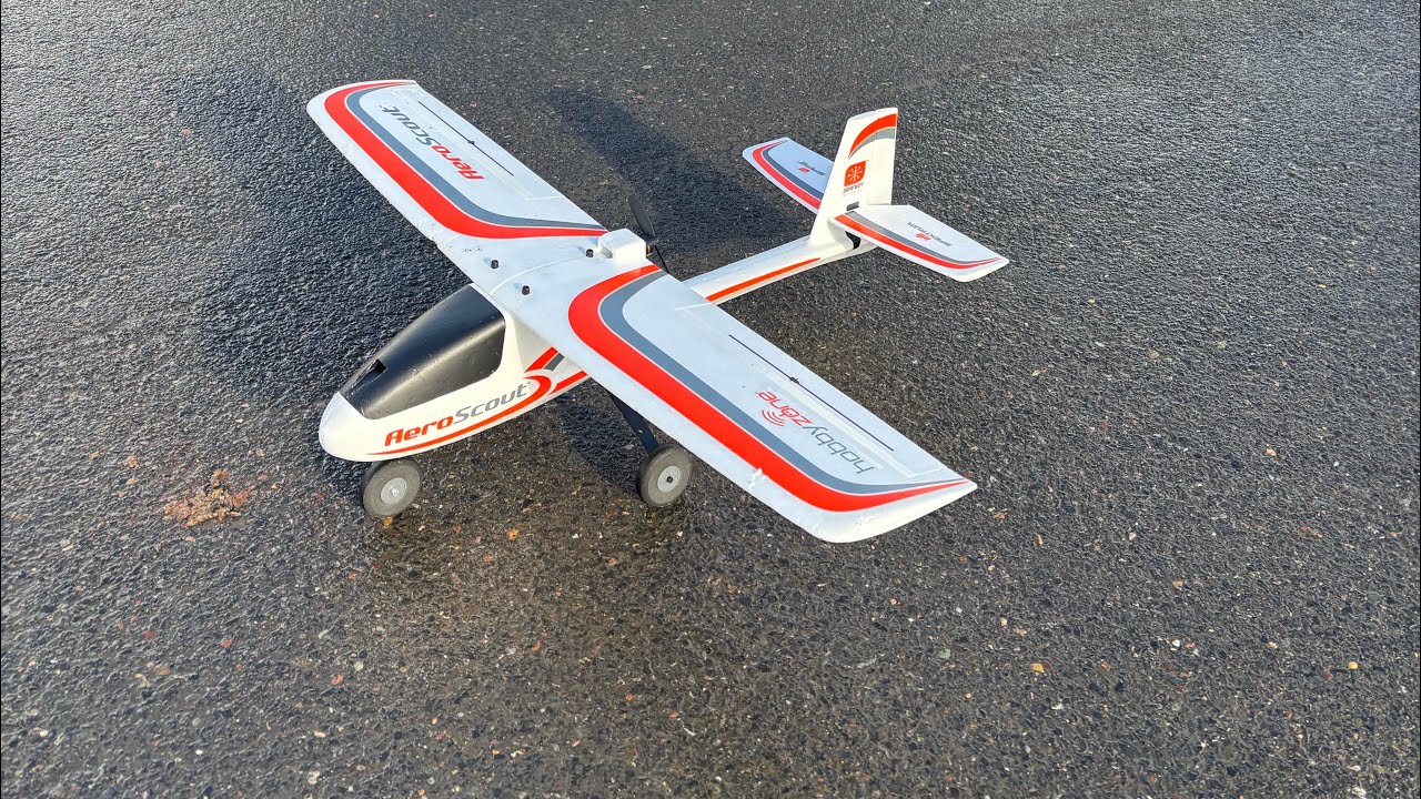 Part 1: Lets try out the wheels on the Hobbyzone Aeroscout 1.1M 