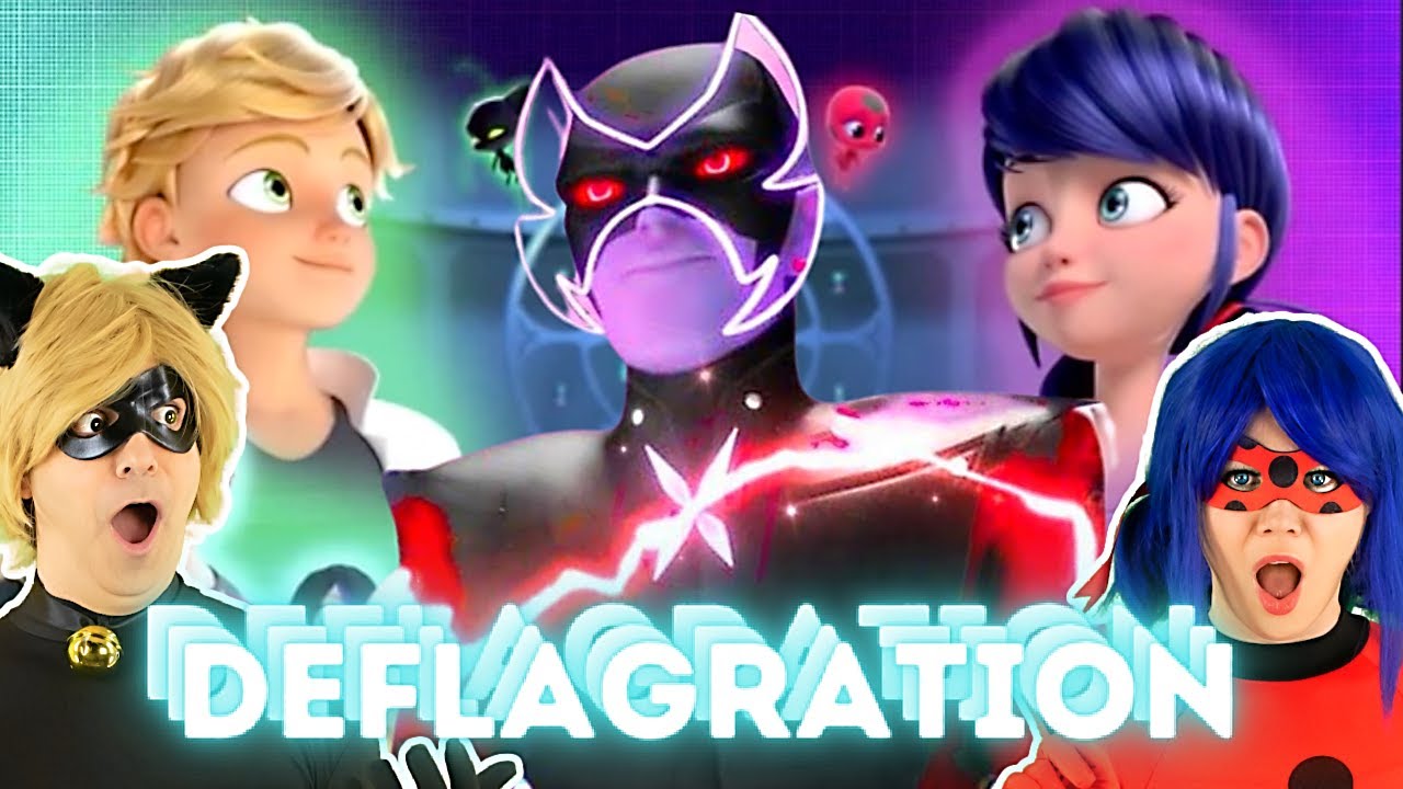 First Time Watching *DEFLAGRATION* | COSPLAYERS REACT to MIRACULOUS LADYBUG Season 5
