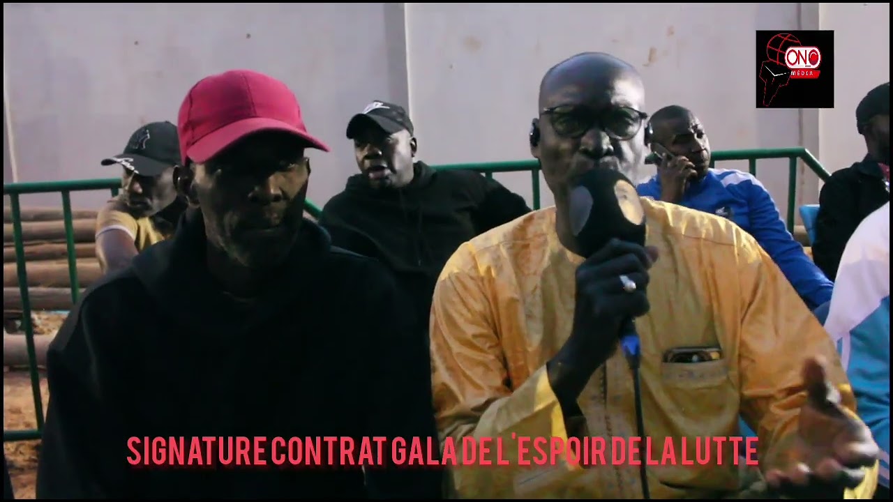 Signature de Contrat : Dunya Production Gala de l'espoir de la Lutte à Ngaparou 