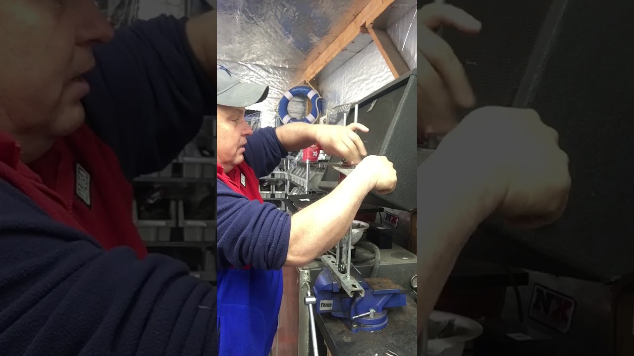 Honda ct70 rear shock disassembly easy .