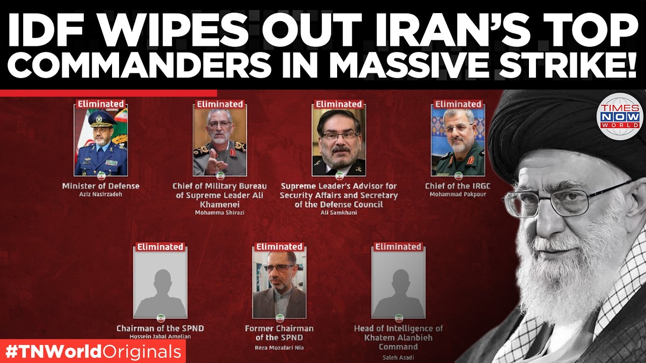 IRAN VS US-ISRAEL: Netanyahu and Trump Strike Heart of Iranian Command, Kill 7 Top Iranian Leaders