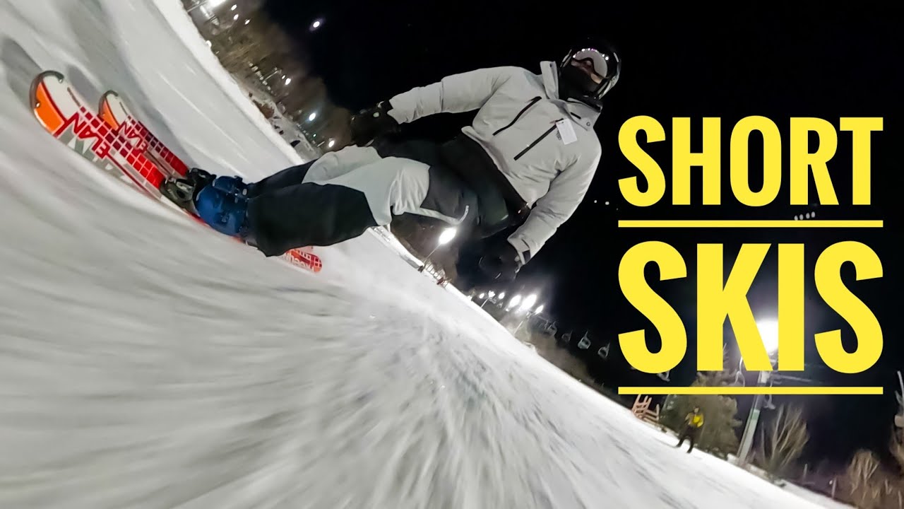 Short ski night  on  elan freeline 125 at @SkiSaintBruno 