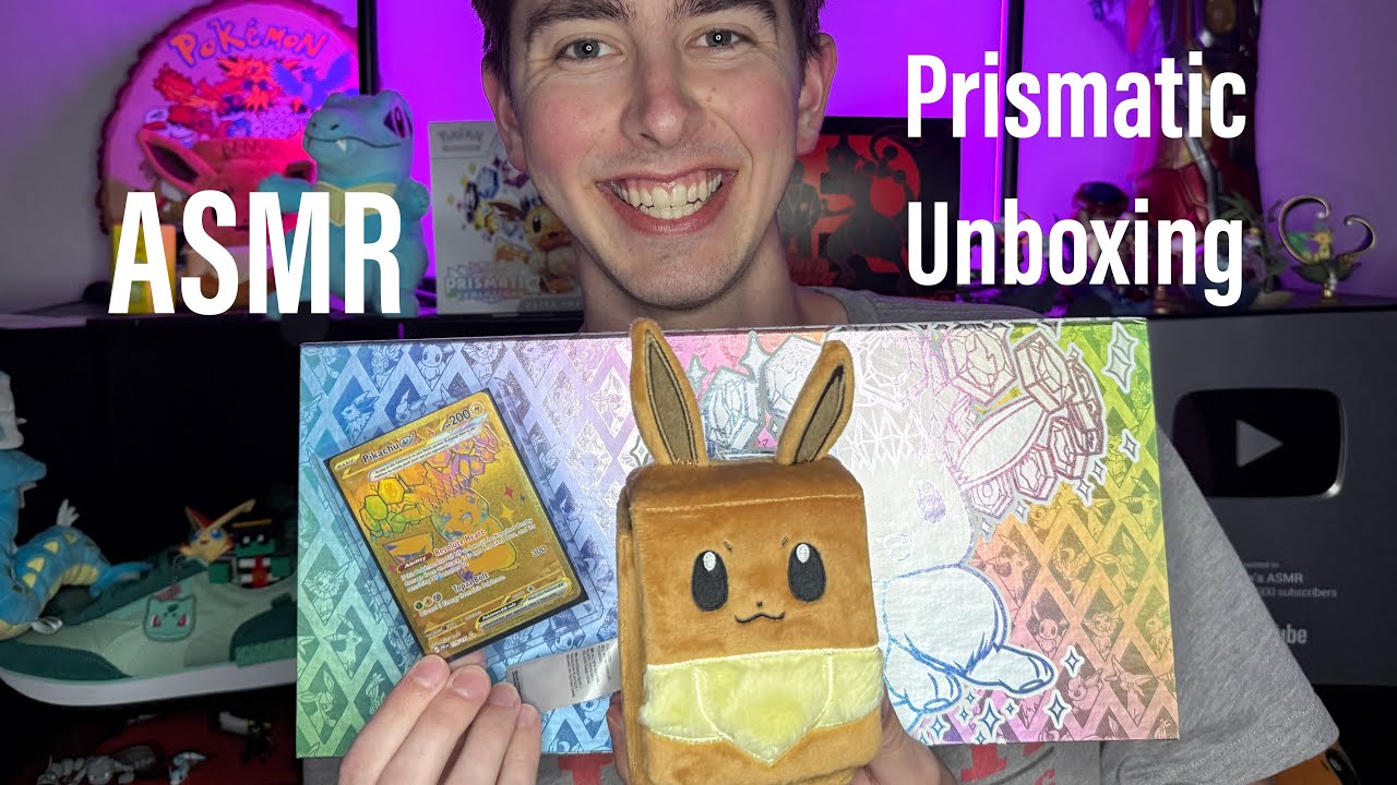 ASMR Unboxing Rare Pokemon Cards | Relaxing Background Video