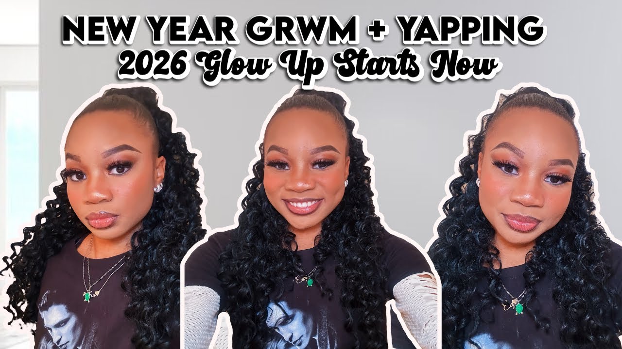 NEW YEAR GRWM | Party Glam Makeup Tutorial 🍾 + Yap Session 