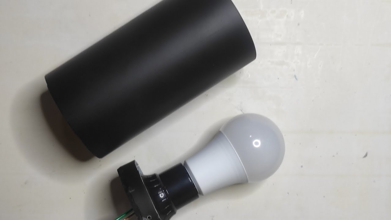 cara membuat lampu hias sorot dari pipa pvc