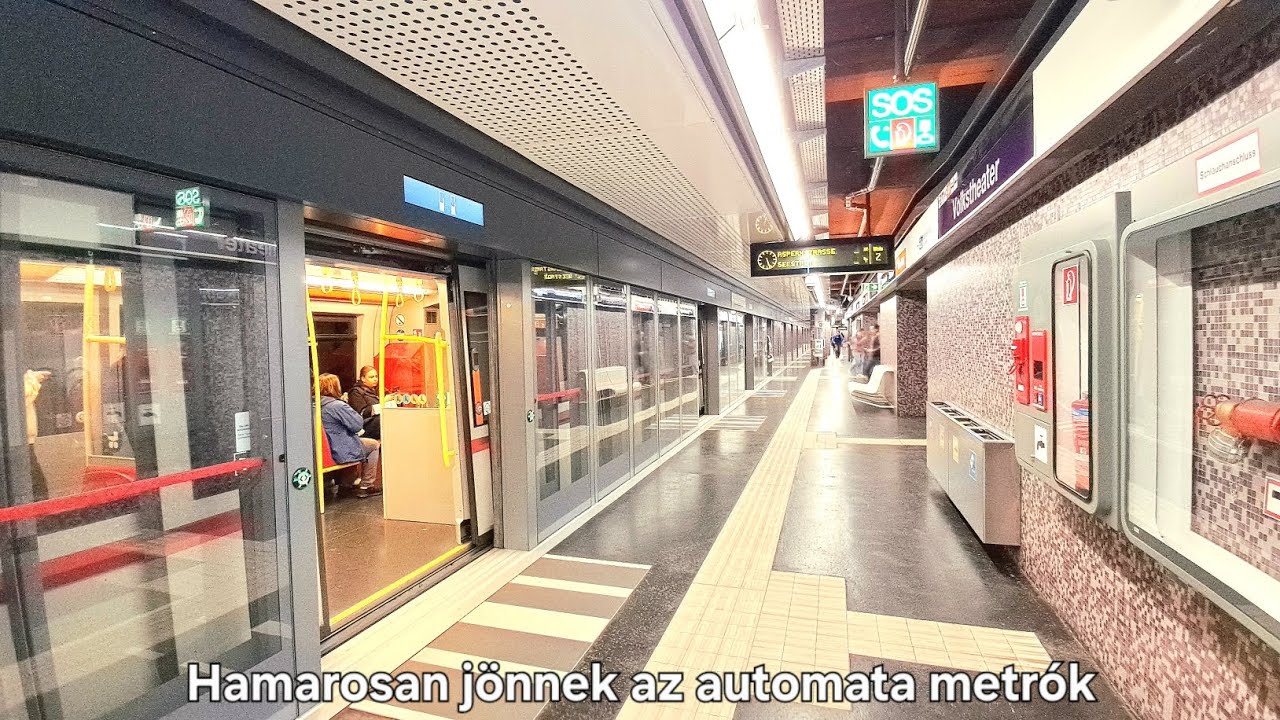 ÉPÜL A HATODIK METRÓ VONAL BÉCSBEN! A peronkapuk már készen állnak!