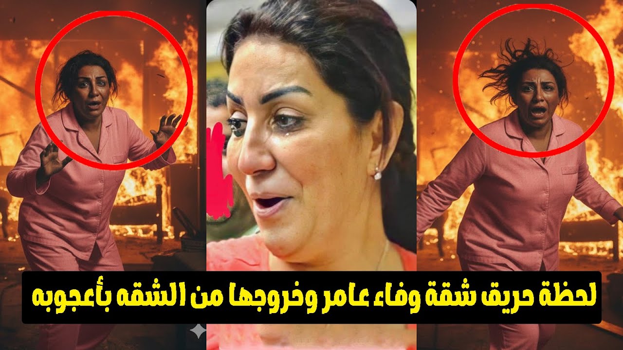 القصة الكاملة لحريق منزل وفاء عامر وهروبها من الشقة فى اللحظات الأخيرة