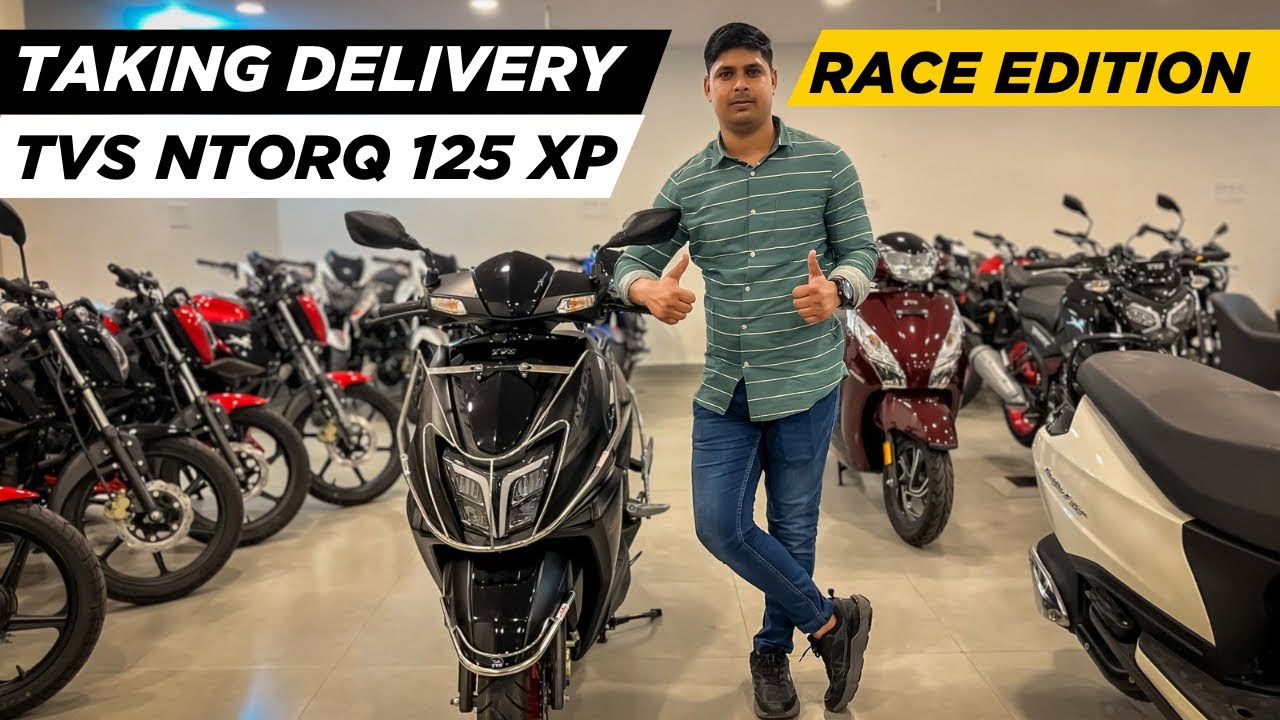 All New 2025 Tvs Ntorq 125 Race XP Edition😍 | Taking Delivery Tvs Ntorq 125 | @AbhayVerma
