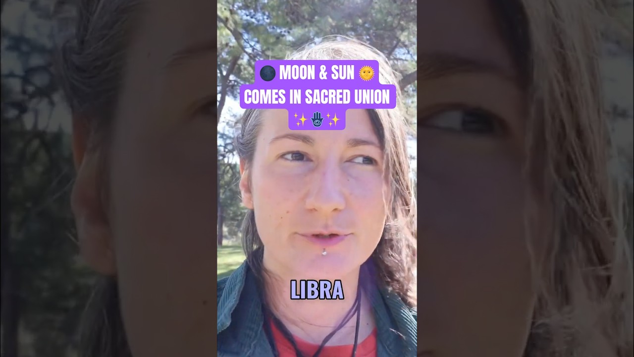 New Moon & Sun in Libra 🌑🌞 #moon #sun #astrology #newmoon #libra