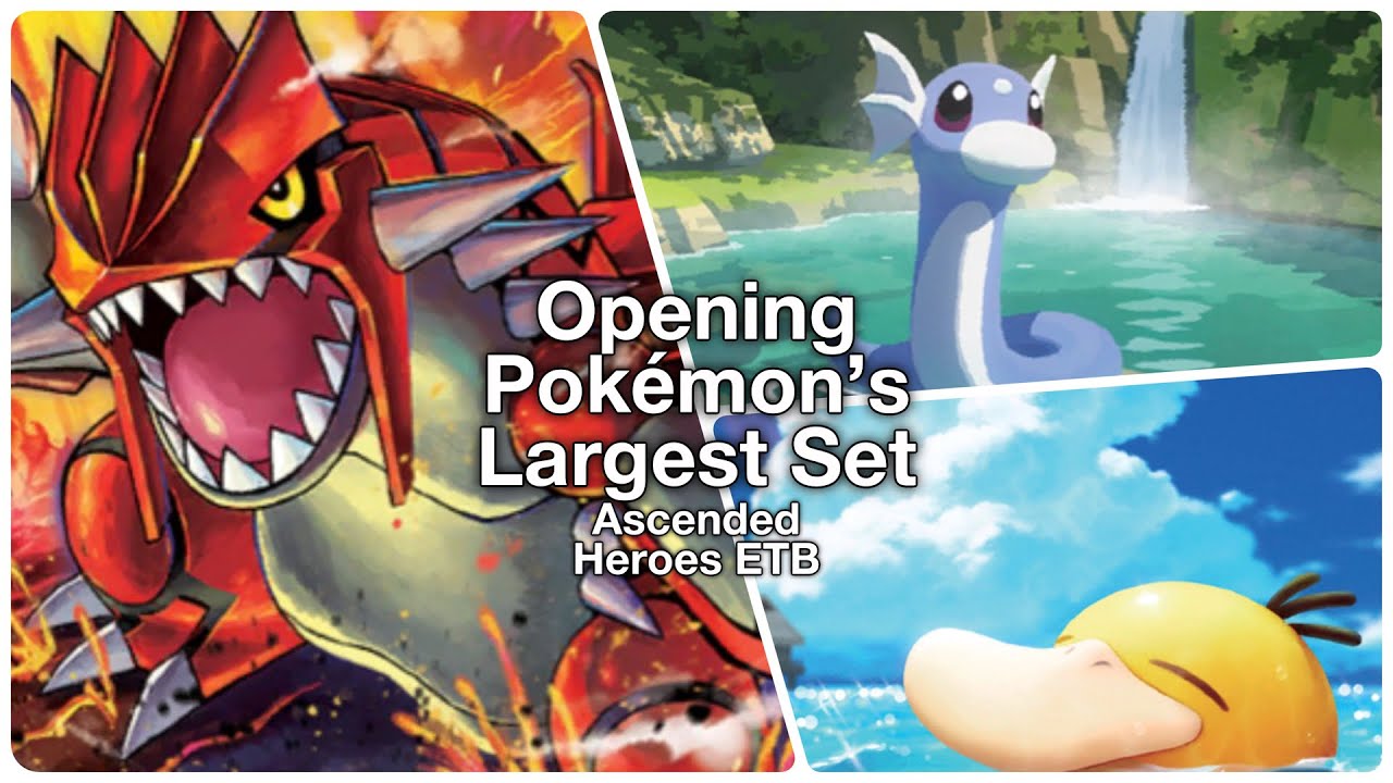 Opening Pokémon’s Largest Set - Ascended Heroes ETB Pack Opening - Pokemon TCG